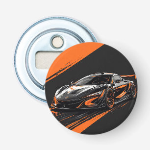 Stilisiertes Sportauto Flaschenöffner