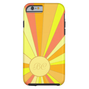 Stilisiertes Sun Design Tough iPhone 6 Hülle