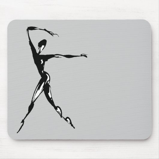 stilisiertes Tanzdesign Mousepad (Vorne)