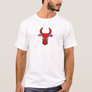 Stilisiertes Texas Longhorn T-Shirt