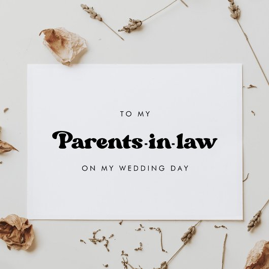 Stilistisch für meine Schwiegereltern an meinem Ho