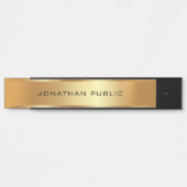 Stilistisch Ihre benutzerdefinierte Textvorlage Sc Türschild (Vorderseite )