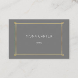 Stilistische Kunst-Dekorahmen-Geschäftskarte Visitenkarte