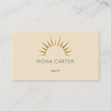 Stilistische Kunst-Dekosonne-Geschäftskarte