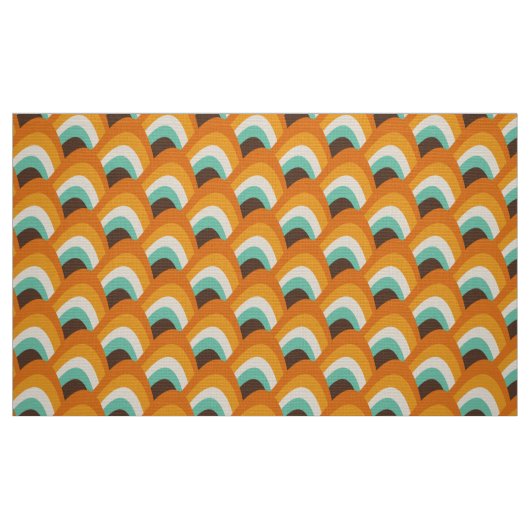 stilistische Retro-Mod Stoff (Fat Quarter (45,7 x 55,9 cm))