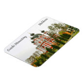 Stilistisches Kloster Moldau Magnet (Linke Seite)