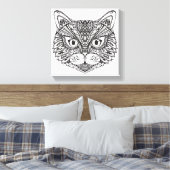 Stilkatze 11 leinwanddruck (Insitu (Schlafzimmer))