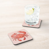Stilkrabbe Getränkeuntersetzer (Rechte Seite)