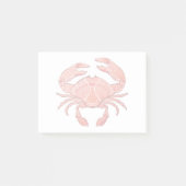 Stilkrabbe Post-it Klebezettel (Vorderseite)