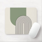Stilkunst im Mittelalter mit grünem Bogen Mousepad (Mit Mouse)