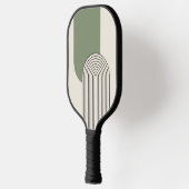 Stilkunst im Mittelalter mit grünem Bogen Pickleball Schläger (Links)
