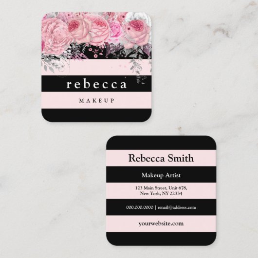 Stilkunst Quadratische Visitenkarte (Vorne/Hinten)