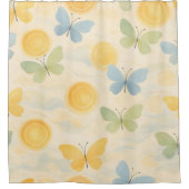 Still Air Butterflies Duschvorhang (Vorderseite)