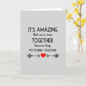 Still Amazing Together Love Card Karte (Gelbe Blume)