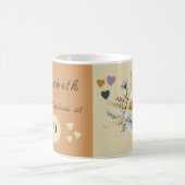 Still fabulous at 70 birthday floral orange cream kaffeetasse (Mittel)