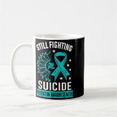 Still Fighting Suicide Prevention Awareness Purple Kaffeetasse (Links)