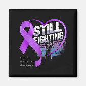 Still Fighting Suicide Prevention Awareness Purple Magnet (Vorne)