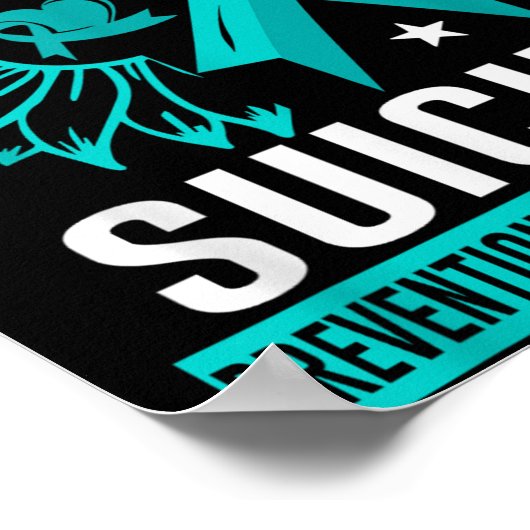 Still Fighting Suicide Prevention Awareness Purple Poster (Ecke)