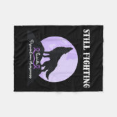 Still Fighting Suicide Prevention Awareness Wolf  Fleecedecke (Vorderseite (Horizontal))