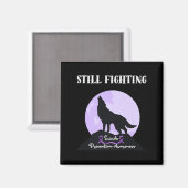 Still Fighting Suicide Prevention Awareness Wolf P Magnet (Vorderseite/Rückseite)