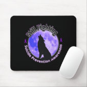 Still Fighting Suicide Prevention Awareness Wolf P Mousepad (Mit Mouse)