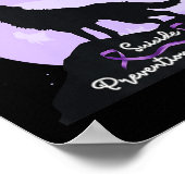 Still Fighting Suicide Prevention Awareness Wolf P Poster (Ecke)