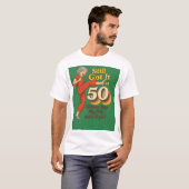 Still Got It at 50 – Funny Retro Kick Pose T-Shirt (Vorne ganz)