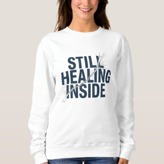 Still Healing Inside – Brain Injury Awareness Mini Sweatshirt (Vorderseite)