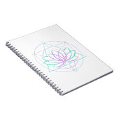 Still I Bloom Neon Lotus Journal Notizblock (Rechte Seite)