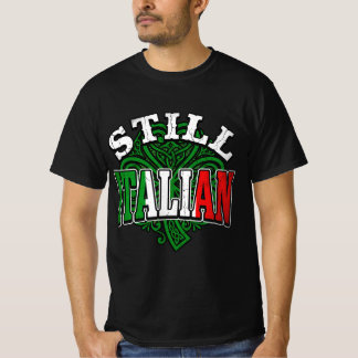 Still Italian Shamrock Italy Flag St Patricks Day T-Shirt