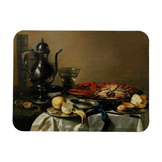 Still Life, 1643 (Öl auf Tafel) Magnet (Horizontal)