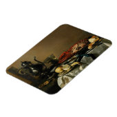 Still Life, 1643 (Öl auf Tafel) Magnet (Linke Seite)