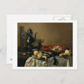 Still Life, 1643 (Öl auf Tafel) Postkarte (Vorne/Hinten)