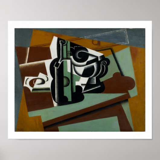 Still Life, 1917 (Öl auf Tafel) Poster (Vorne)