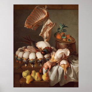 Still Life - Alexandre-François Desportes Kunst Poster