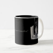 Still life aloe vera pot Pflanze zeichnend realist Zweifarbige Tasse (VorderseiteRechts)