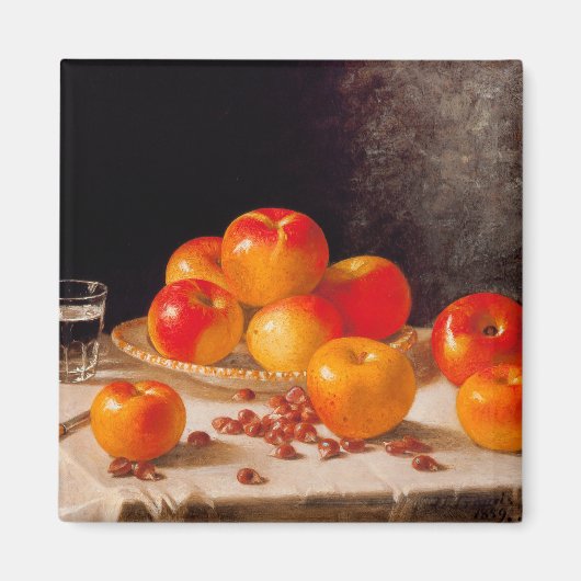 Still Life, Apples and Chestnuts Magnet (Vorne)