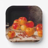 Still Life, Apples and Chestnuts Pappteller (Vorderseite)