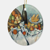 Still Life Apples Basket Cezanne Malerei Art Keramik Ornament (Links)