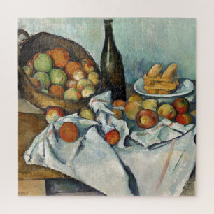 Still Life Apples Basket Cezanne Malerei Art Puzzle
