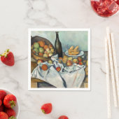 Still Life Apples Basket Cezanne Malerei Art Serviette (Beispiel)
