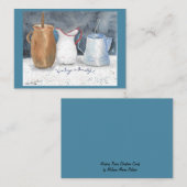 Still Life Art Note Card Mitteilungskarte (Vorne/Hinten)