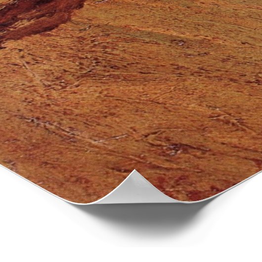 Still Life Bloaters and Knolic von Vincent van Gog Poster (Ecke)