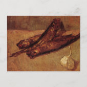 Still Life Bloaters and Knolic von Vincent van Gog Postkarte (Vorderseite)
