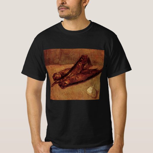 Still Life Bloaters and Knolic von Vincent van Gog T-Shirt (Vorderseite)