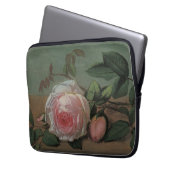 Still Life-Blume an der Lecke von Otto Ottesen Laptopschutzhülle (Vorderseite Links)