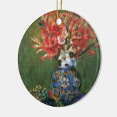 Still Life Blume und Frucht von Pierre Renoir Keramikornament (Links)