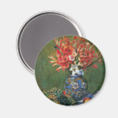 Still Life Blume und Frucht von Pierre Renoir Magnet (Vorderseite/Rückseite)