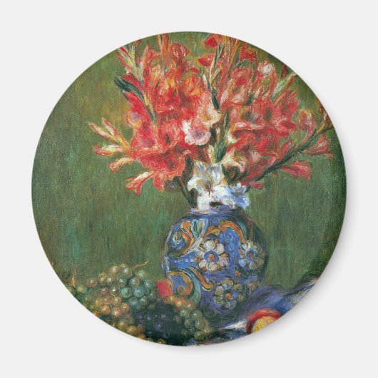 Still Life Blume und Frucht von Pierre Renoir Magnet (Vorne)