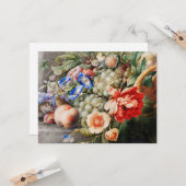 Still Life Blume und Früchte Klassische Kunst Karte (Vorderseite/Rückseite Beispiel)